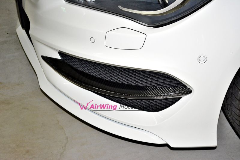 Benz W117 CLA250 Piecha GT-R carbon front splitter 03
